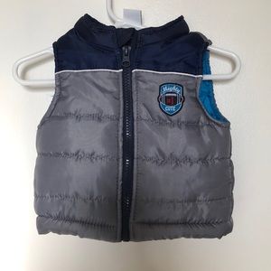 Healthtex Gray and Blue Vest